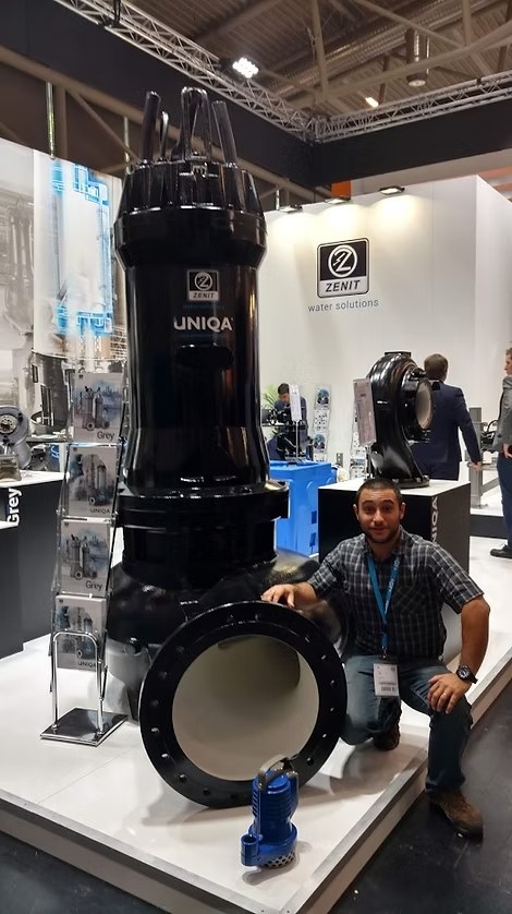 Stand de Tecnoaguas en una feria industrial